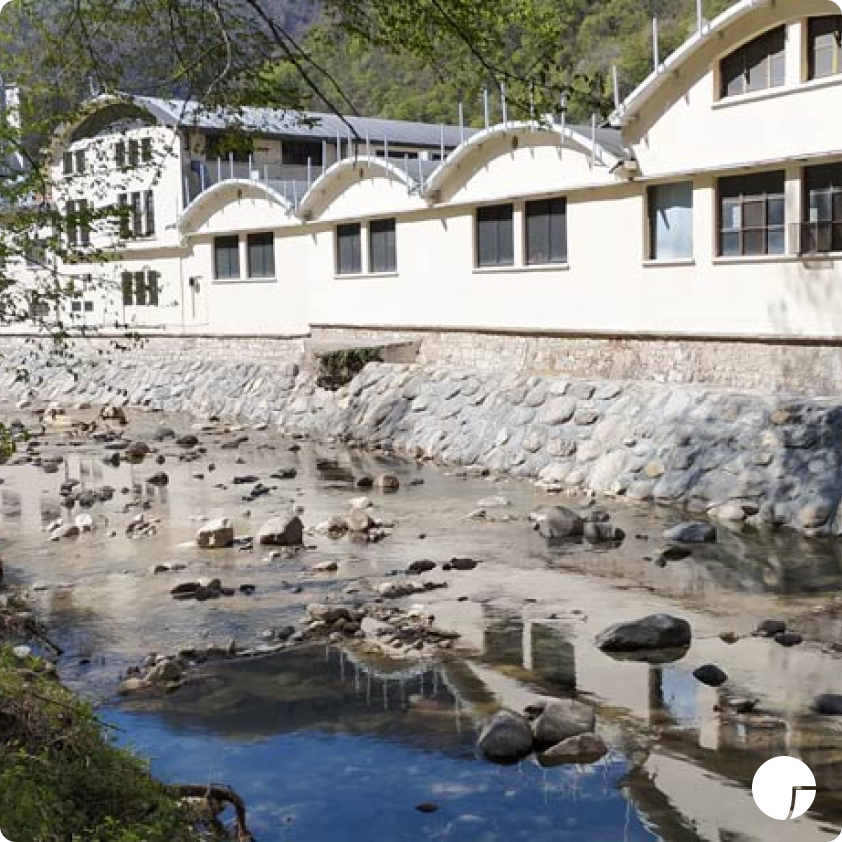 realizzazione scogliera alveo fiume mella frosio next