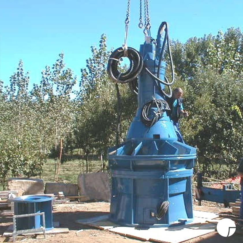 Primo utilizzo di turbine sommerse